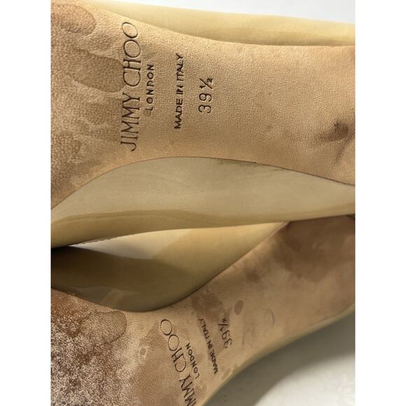Jimmy Choo Women’s Heels Size 39.5/9 Tan - Picture 9 of 10